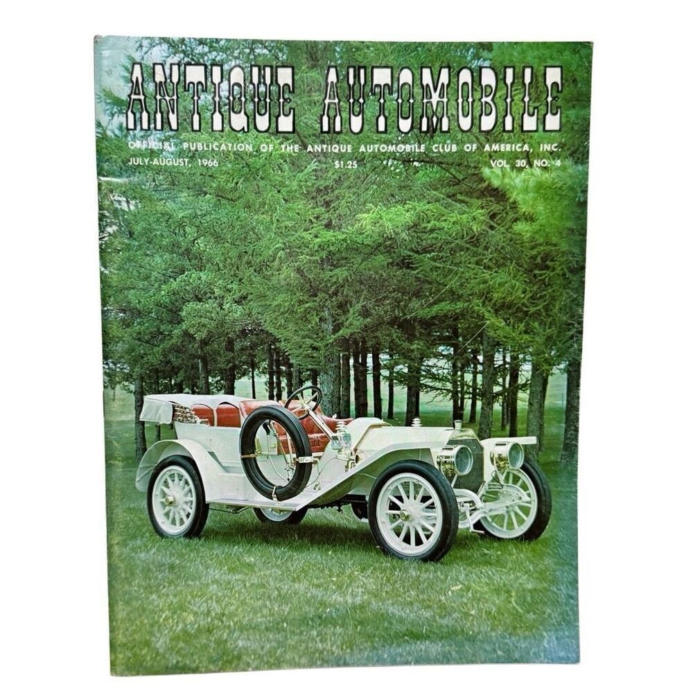 Antique Automobile 1966 Magazine  July-August Volume 30 Issue 4